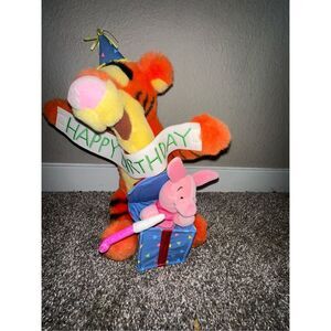 Tigger and Piglet Happy Birthday Plush
